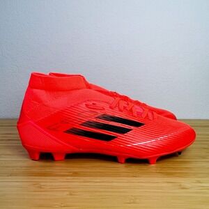 Adidas Predator Freak 50 Womens League Mid FG Soccer Cleats Red Black Size 8.5